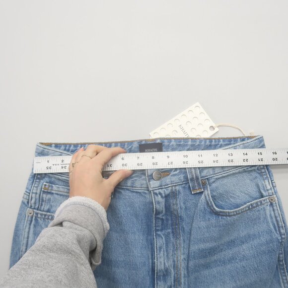 Khaite Martin High Rise Straight Relaxed Jeans Size 27 NWT - Picture 13 of 14